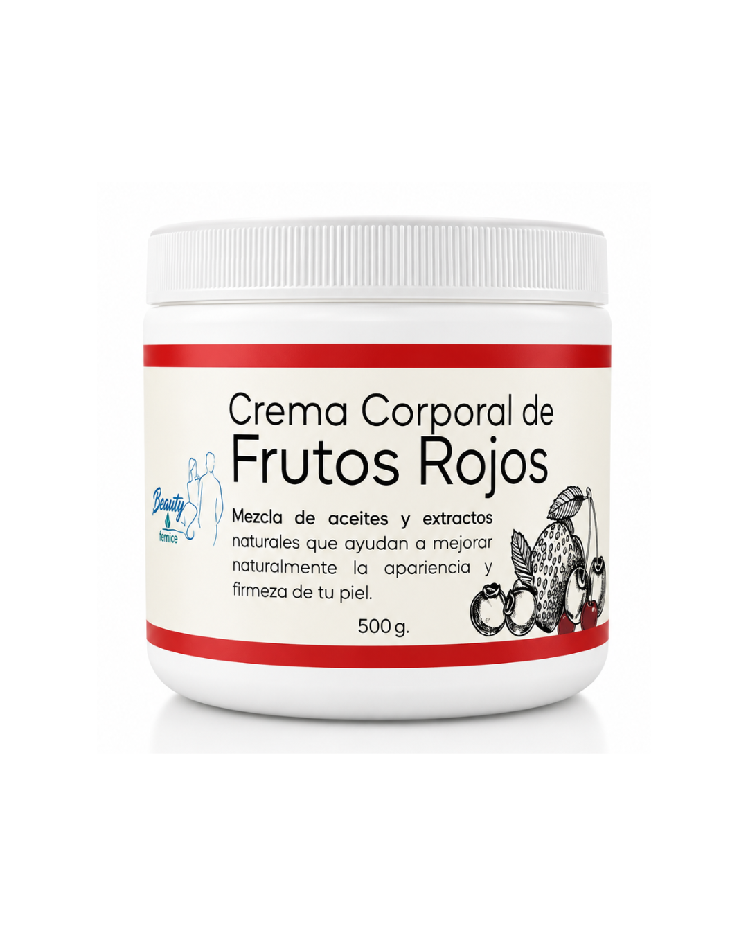 Crema Corporal Frutos Rojos 500 gr.