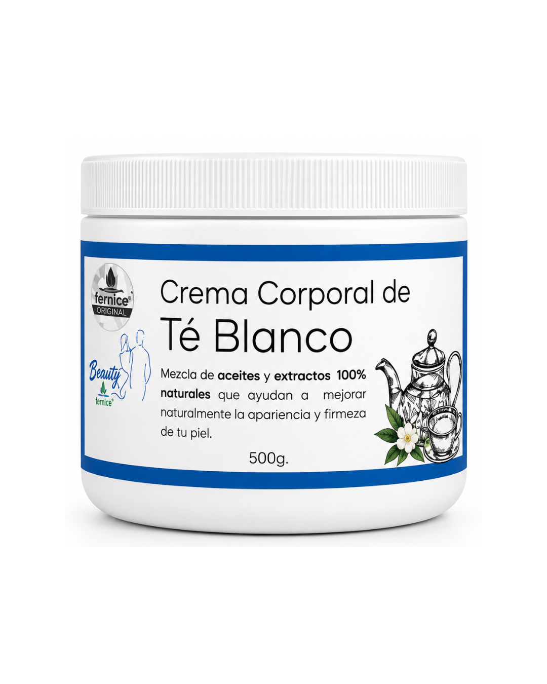 Crema Corporal Té Blanco 500 gr.