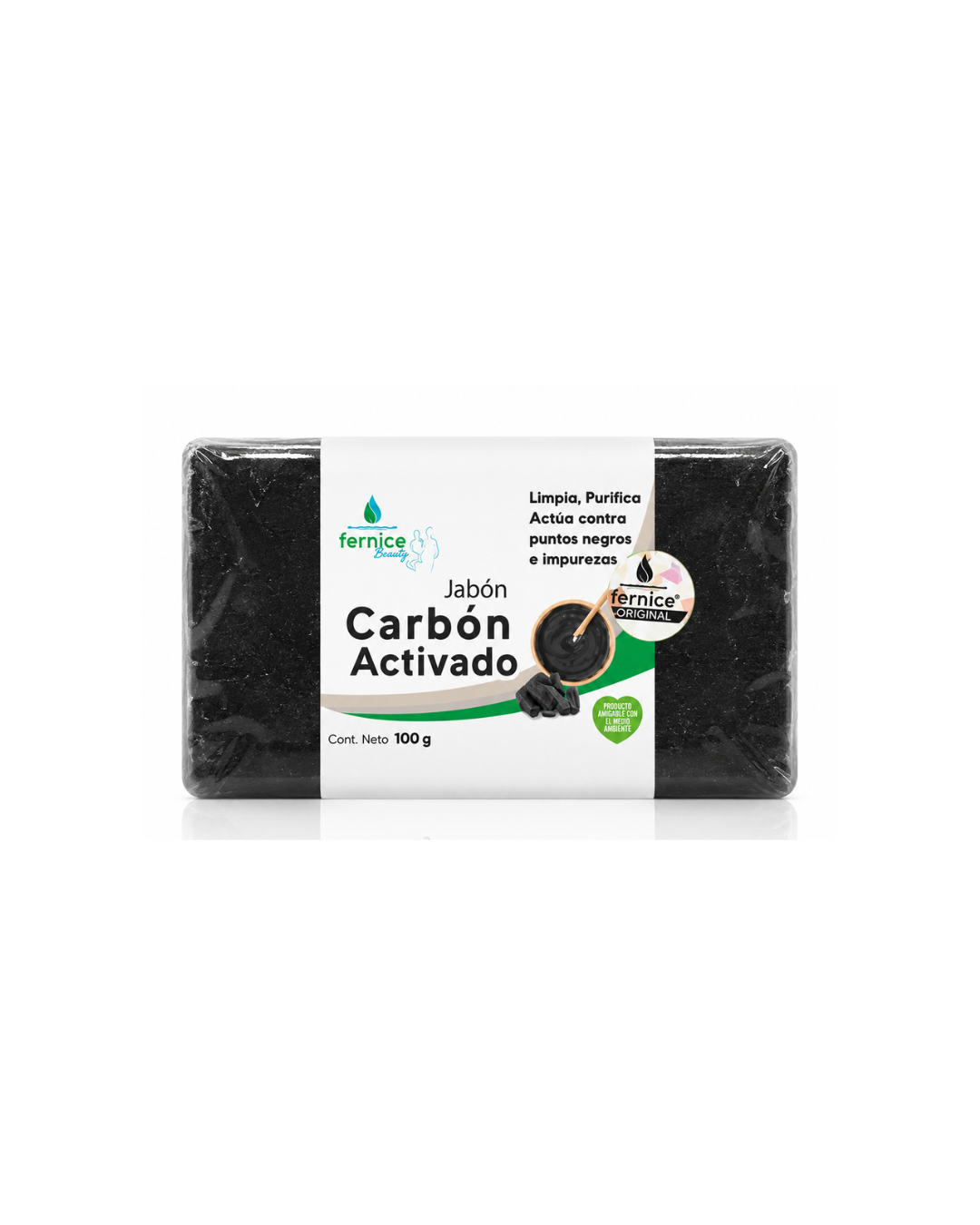 Jabón Carbón Activado 100 gr.
